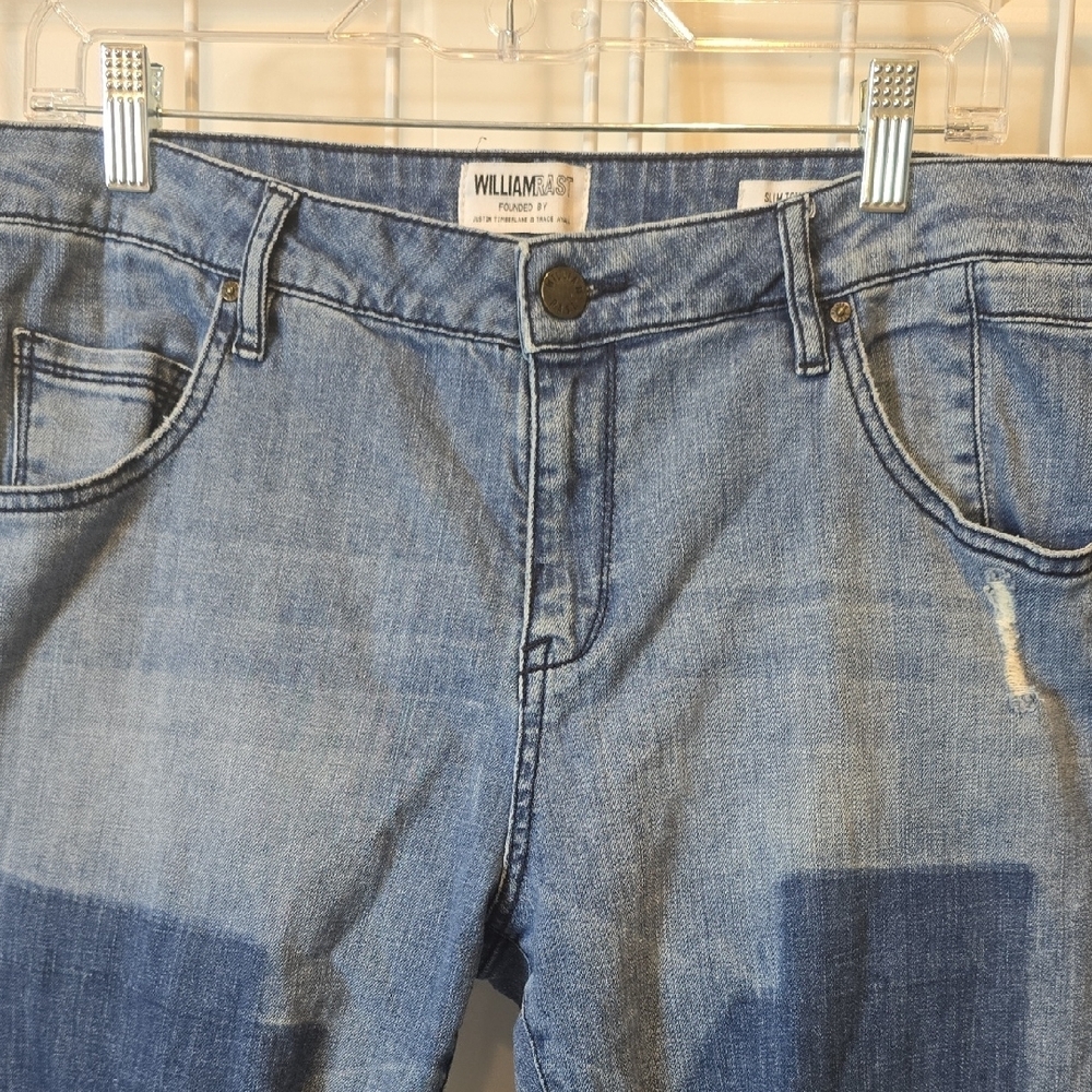 William Rast Multi Patchwork Ankle Jeans Size 31 - Picture 4 of 14
